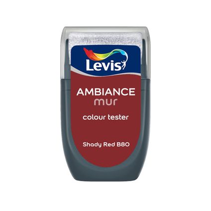 Levis Ambiance Muurverftester - Mat - Shady Red B80 - 30 ML