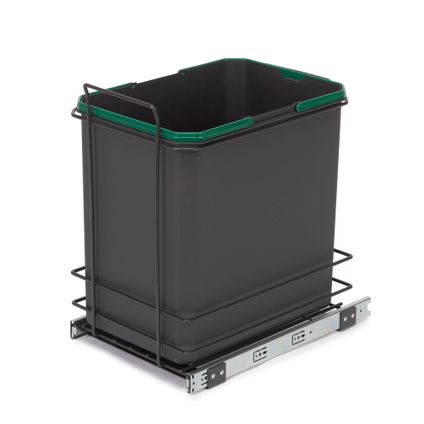 poubelle de recyclage pour montage inférieur pour meuble Recycle 1x35 litres Emuca