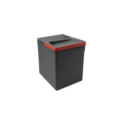 Kit de bacs de tri sélectif pour tiroirs de cuisine Recycle hauteur 266mm Emuca, 1x15litres