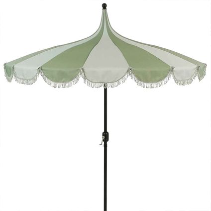 Edelman Rissy parasol licht groen - Ø220 x 238 cm