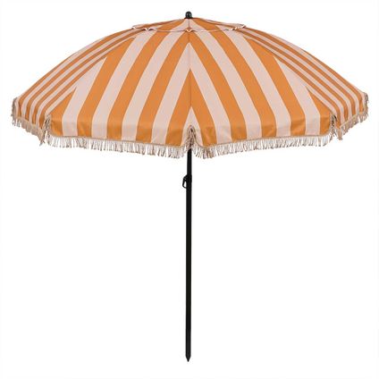 Edelman Osborn parasol bruin - Ø220 x 238 cm