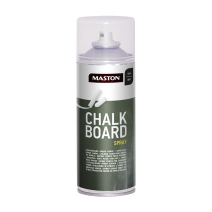 Maston Chalkboard Spray Paint - Vert - Mate - Peinture en aérosol pour tableau - 400 ml