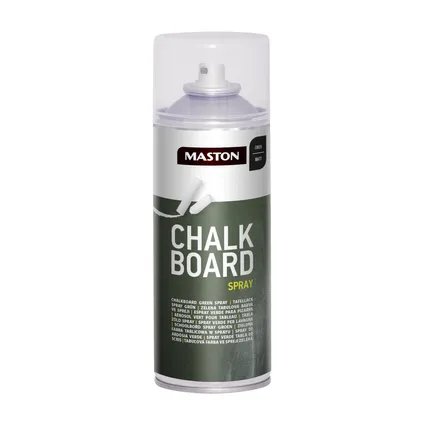 Maston Chalkboard Spray Paint - Vert - Mate - Peinture en aérosol pour tableau - 400 ml