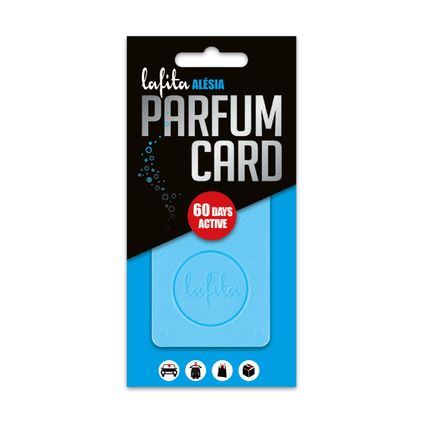 Lafita Parfum Card Alésia - Désodorisant - Bleu clair - Épicé et boisé
