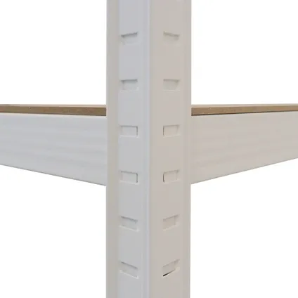Stellingkast Wit 5 planken - Opbergrek 180x90x40 cm 7