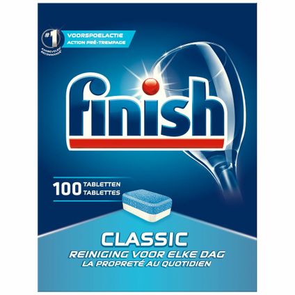 Pastilles pour lave-vaisselle Classic - Finish - 100 pièces