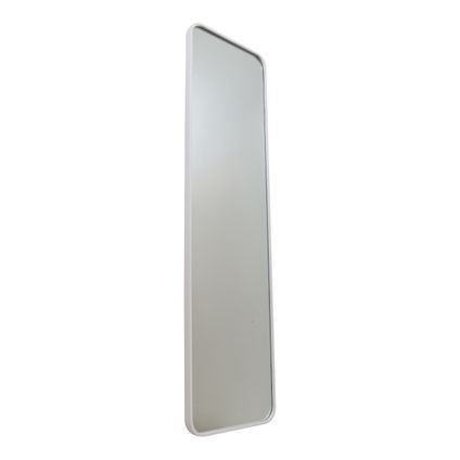 Fragix Boston Miroir pleine longueur - Blanc - Métal - 150x40