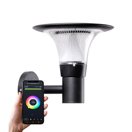 Iplux® Smart Solar Wandlamp Florence 23cm