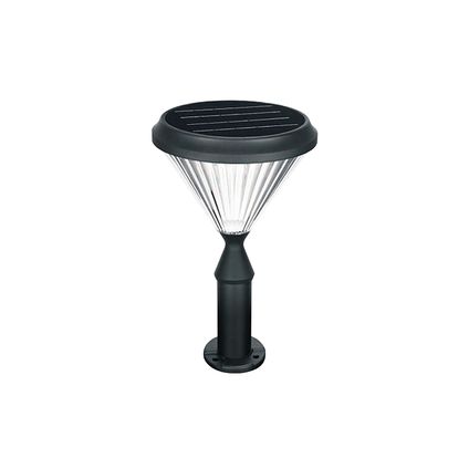 Iplux® Solar Lamp Paris Staand 50cm - Hoge Kwaliteit Solar Tuinverlichting - Brandduur 15 uur