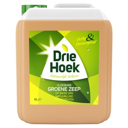 Driehoek - Vloeibare Groene Zeep - 5 liter