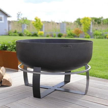 CookKing - bol à feu - Viking XXL - Ø80 cm - acier noir - accessoire de jardin
