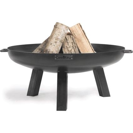 CookKing - vuurschaal - Polo - Ø100 cm - zwart staal - tuinaccessoire