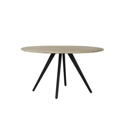 Table à manger - Light & Living -MAGNIFERA- Ø140x78cm - Marron