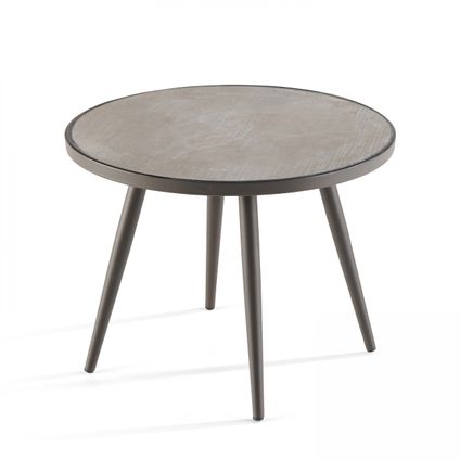 Oviala Ronde salontafel met betonlook blad