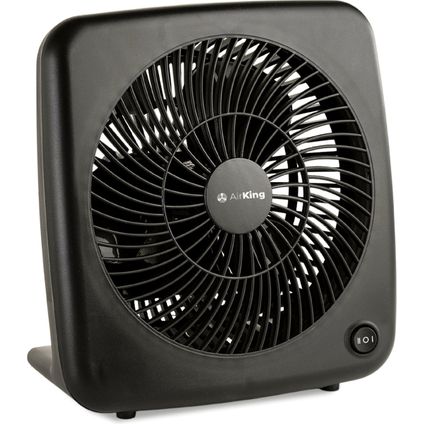 Ventilateur de table - Airking - Noir - Ventilateur à 2 vitesses 35 dB