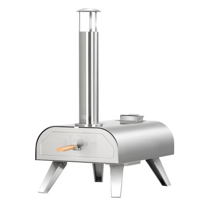 Bighorn Pizza Pellet Oven - Pizza oven voor Buiten - Draagbaar - Opvouwbaar - RVS - 15KG - 460°
