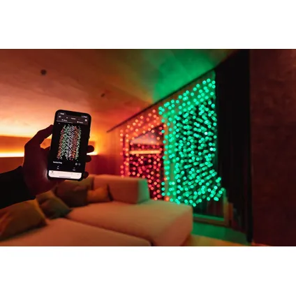 Twinkly Curtain Rgbw - 400 Lampes Transparent 7