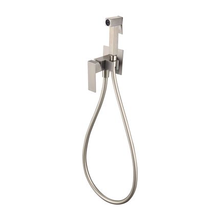 Sky Bath - Bidetkraan Voor Wandmontage - Serenity - Geborsteld Nikkel - Inox S304