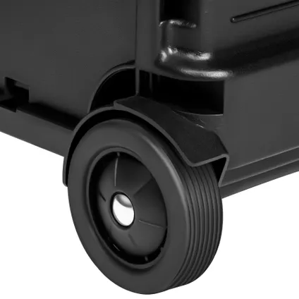 Tectake® Inkooptrolley - Boodschappen Trolley Opvouwbaar - Zwart 7