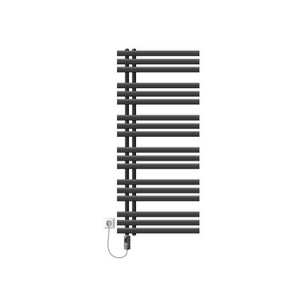 Radiateur LuxeBath électrique pour salle de bain iron em, 600x1400 mm anthracite, résistance 900 w