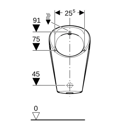 Geberit Urinoir (goot) 2