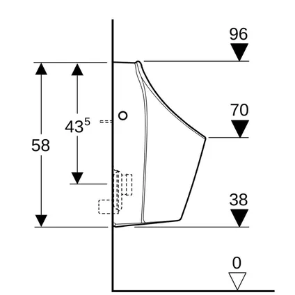 Geberit Urinoir (goot) 3