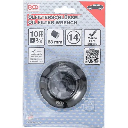 Bgs Oliefiltersleutel - 14-kant - Ø 68 Mm - Voor Ford, Mazda, Subaru 5