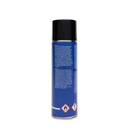 Bullpaint Spuitverf Zijdeglans Zwart - 500 Ml - Voor Hout Metaal En Kunststof 2
