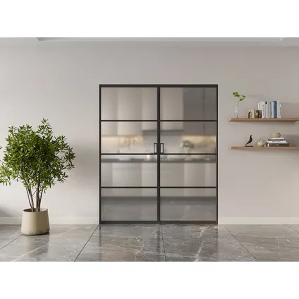 Internal Door Vente-unique Sinca Noir - L 63cm X P 4cm X H 205cm