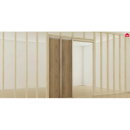 Internal Door Vente-unique Sinca Noir - L 63cm X P 4cm X H 205cm 3