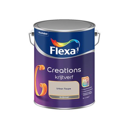 Flexa - Creations Muurverf Krijt - Urban Taupe - Meng - 5 L