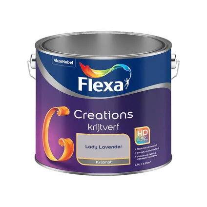 Flexa - Creations Muurverf Krijt - Lady Lavender - Meng - 2.5 L