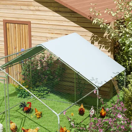 4goodz Kippenren Met Waterdichte En Uv-bestendige Hoes - 10-15 Kippen - 3 X 3,4 X 1,9 M 5