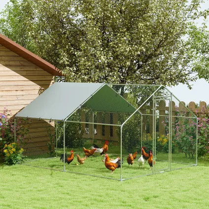4goodz Kippenren Met Waterdichte En Uv-bestendige Hoes - 10-15 Kippen - 3 X 3,4 X 1,9 M 7