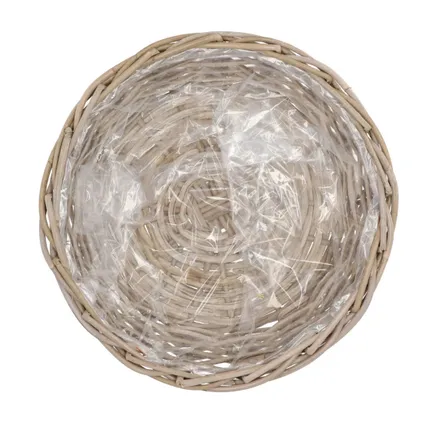 Dk Design Plantenmand - Ivy - Binnenzak - Rotan - B40 X H13 Cm 2