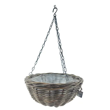 Vd Leeden Hangmand Rotan – D40 Cm - Gevlochten - Hangend 2