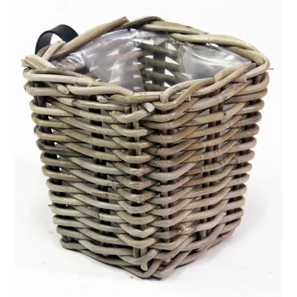 Van Der Leeden Balkonmand - Rotan Gevlochten -15 X 15 X 15 Cm 2