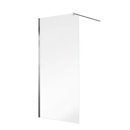 Fugaflow Eccelente Vetro Inloopdouche - 180x200cm - Helder Glas - Chroom 7