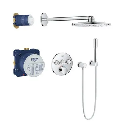 Grohe Smartcontrol Regendoucheset Inbouw - Hoofddouche Rond 31cm - 2 Functies - Handdouche Staaf 2