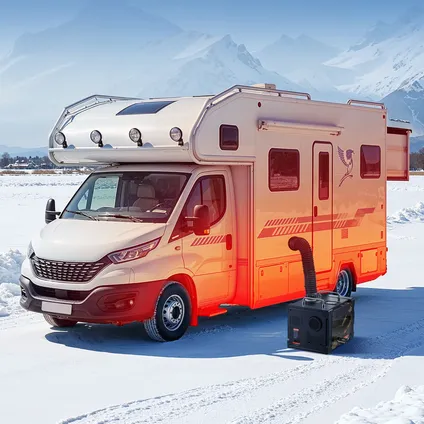 Chauffage Diesel (chauffage Stationnement) Vevor 8kw 12/24v, Bluetooth, Télécommande, Lcd, Réservoir 7l, Camping-car 8