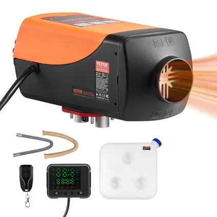 Vevor Parkeerverwarming (dieselkachel) 8kw 12-24v Draagbaar Voor Winter 10l Brandstoftank