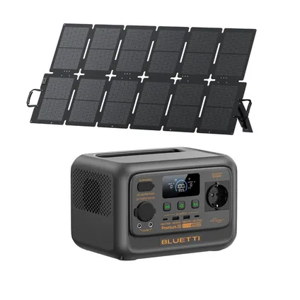 Bluetti Kit Premium 30 V2 Avec Panneau Solaire 220 W 320wh, Générateur Solaire 1x60