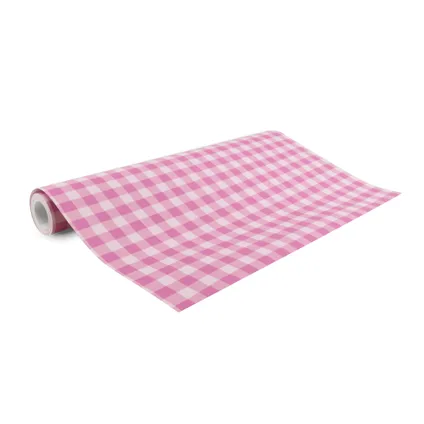 Fien En Teun Behang - Ruit - 10mx53cm - Roze 4