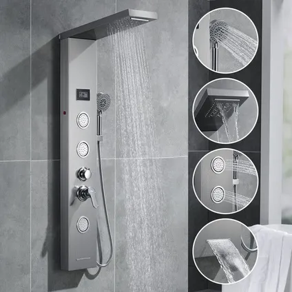 Auralum Max - Douchepaneel - Led-hydromassage Met Premium Comfort