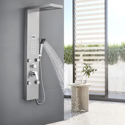 Auralum Max - Douchepaneel - Ontspannende Hydromassage Met Handig Lcd-scherm