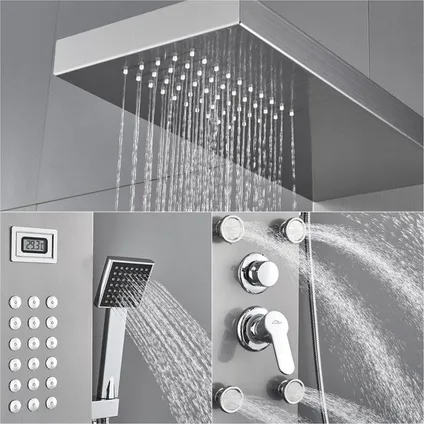 Auralum Max - Douchepaneel - Ontspannende Hydromassage Met Handig Lcd-scherm 2