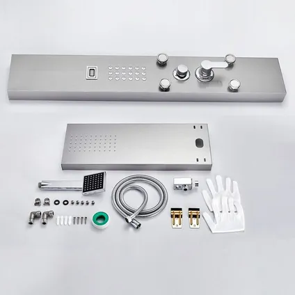 Auralum Max - Douchepaneel - Ontspannende Hydromassage Met Handig Lcd-scherm 4