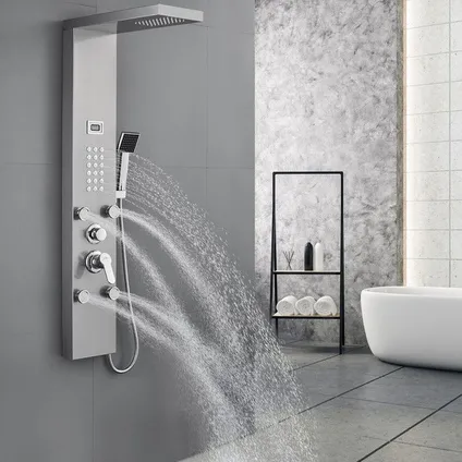 Auralum Max - Douchekolom - Moderne Hydromassage Met Handig Lcd-scherm 2