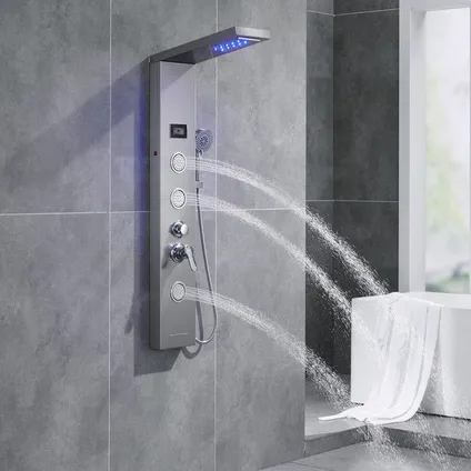 Auralum Max - Douchekolom - Ontspannende Led-douche Met Handig Display 2