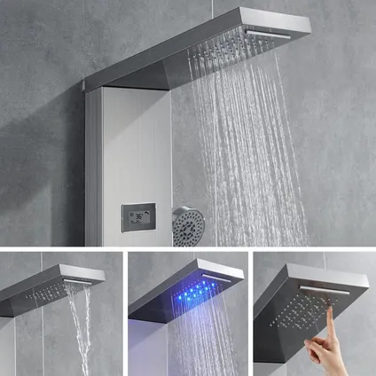 Auralum Max - Douchekolom - Ontspannende Led-douche Met Handig Display 4